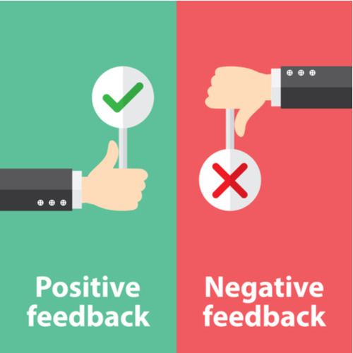 how to control negative/positive feedback