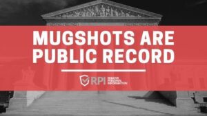 Mugshots Are Public Record